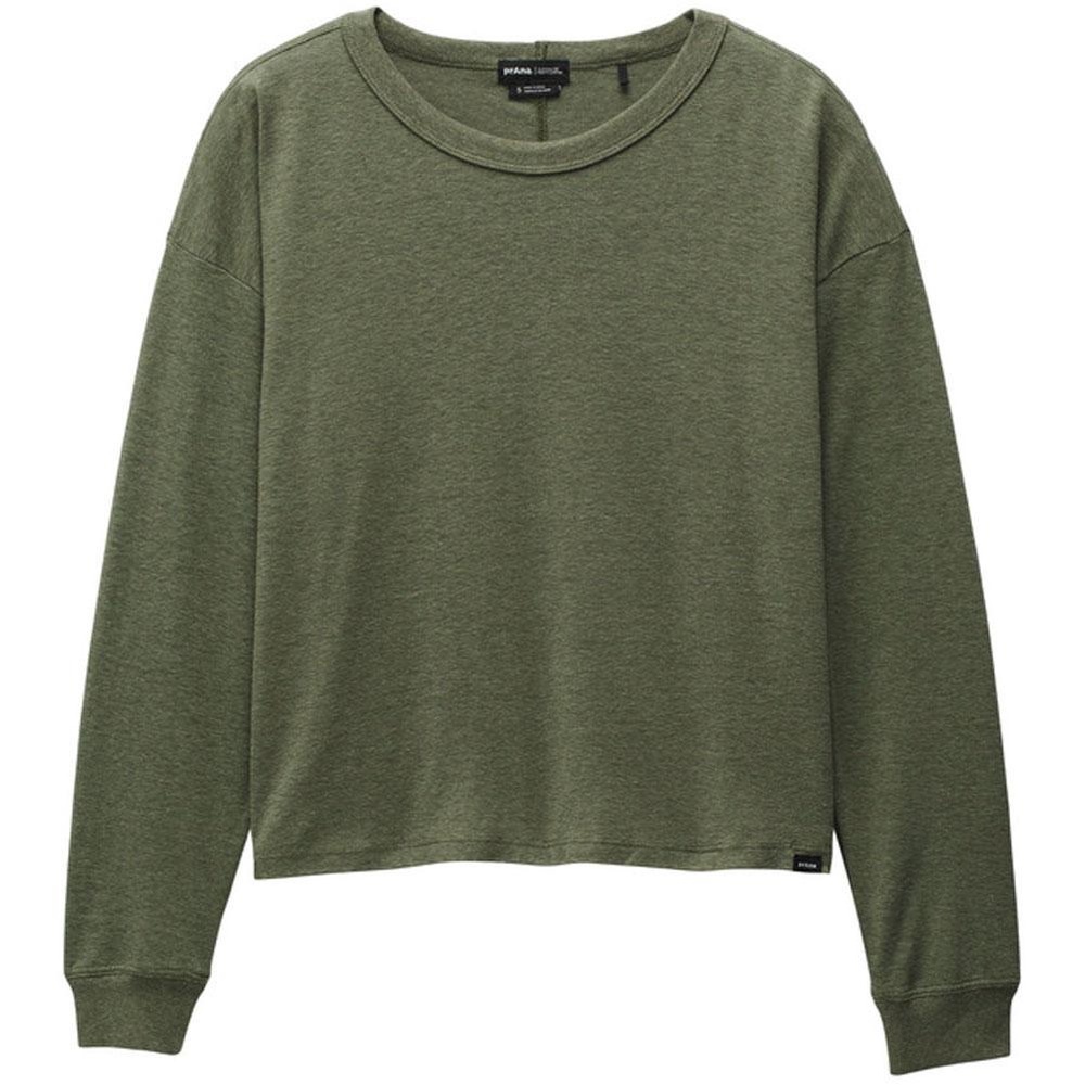 Prana Olive Long‎ Sleeve Women's Top Sz XL - Picture 9 of 10